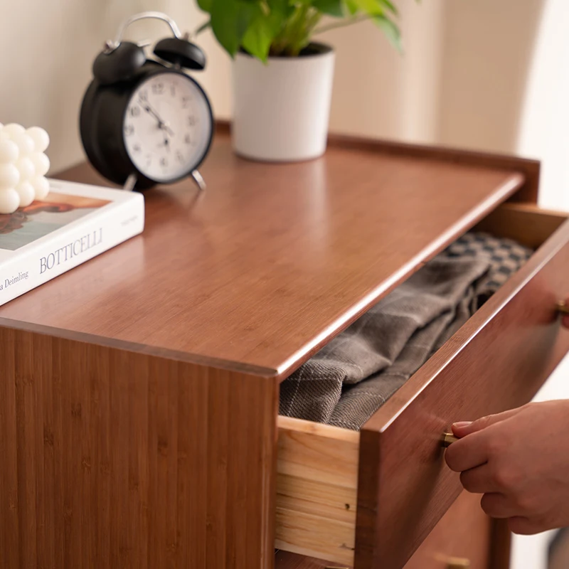AiLiKEA PLANT OEM&ODM HOT SALE CUSTOMIZED Modern style e Bamboo chest of drawers cabinet storage bedroom furniture