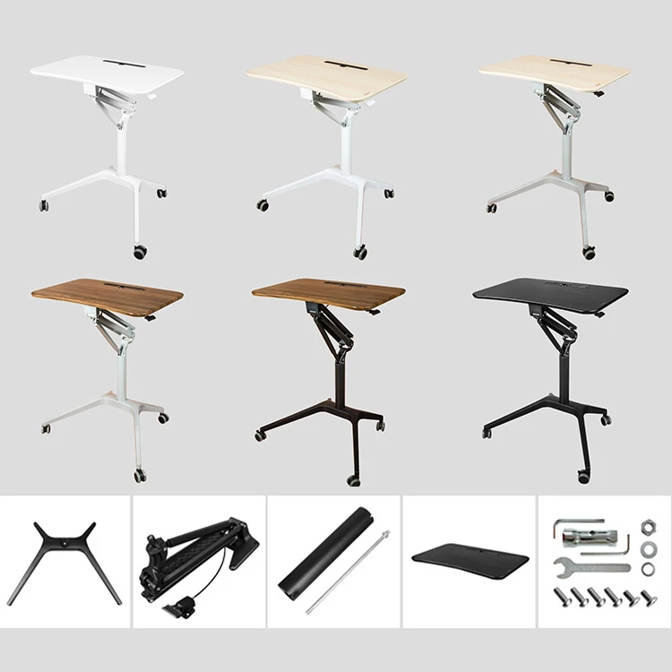 custom wooden modern office desk executive director write table de bureau moderne pneumatic height adjustable desk with wheels
