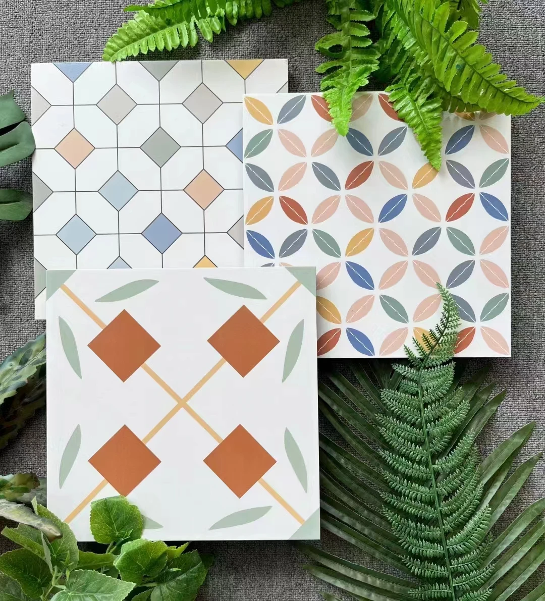 decorative pattern Ceramics Mosaic Tile Flower tile 300*300mm