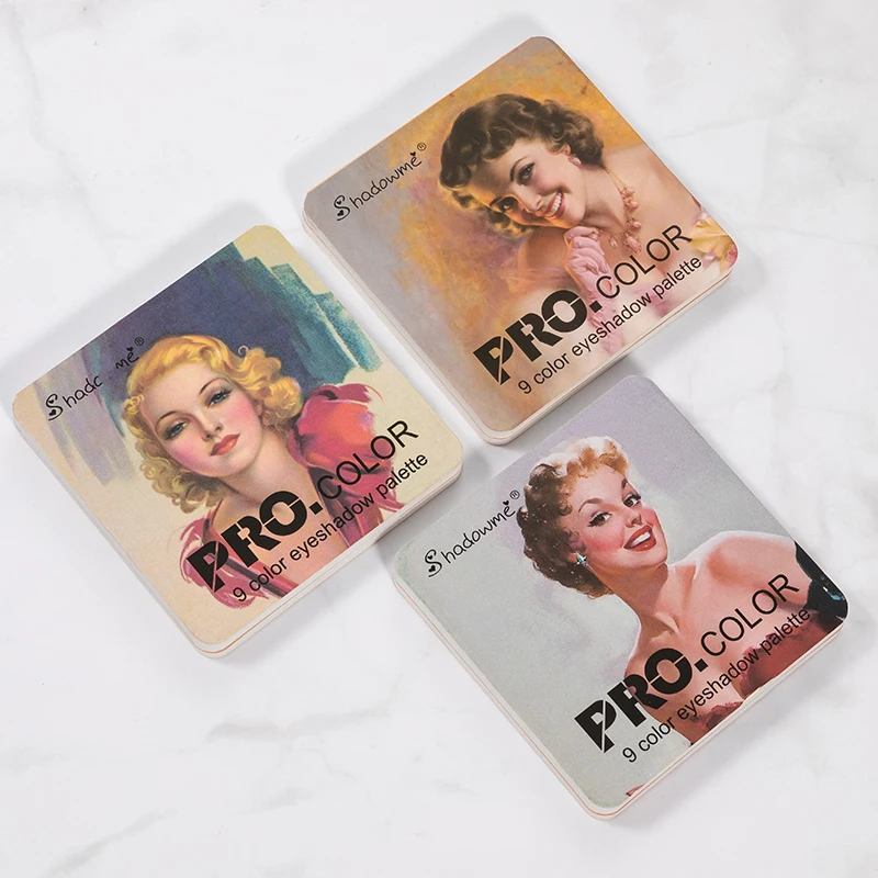 
 Новинка; Дизайнерская обувь в стиле ретро с 9 видов цветов водостойкая матовая палитра теней для век минеральный порошок пигмент бальзам для губ Тени для век Макияж Косметика  