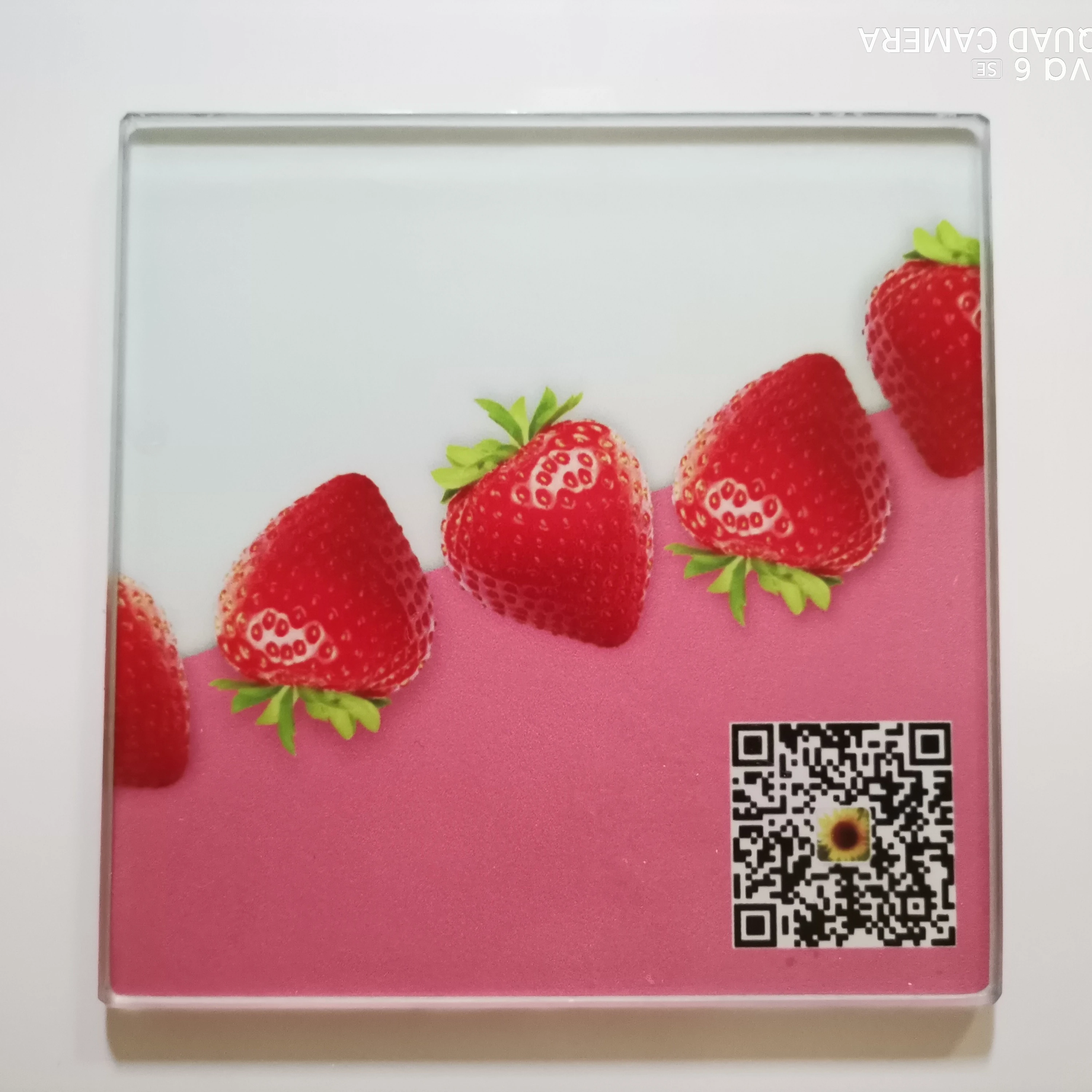 Wholesale Sublimation 4 Pieces Tempered Glass Square Coaster Coffee Cup Mat Heating Press Thermal Coated Transfer Crafts