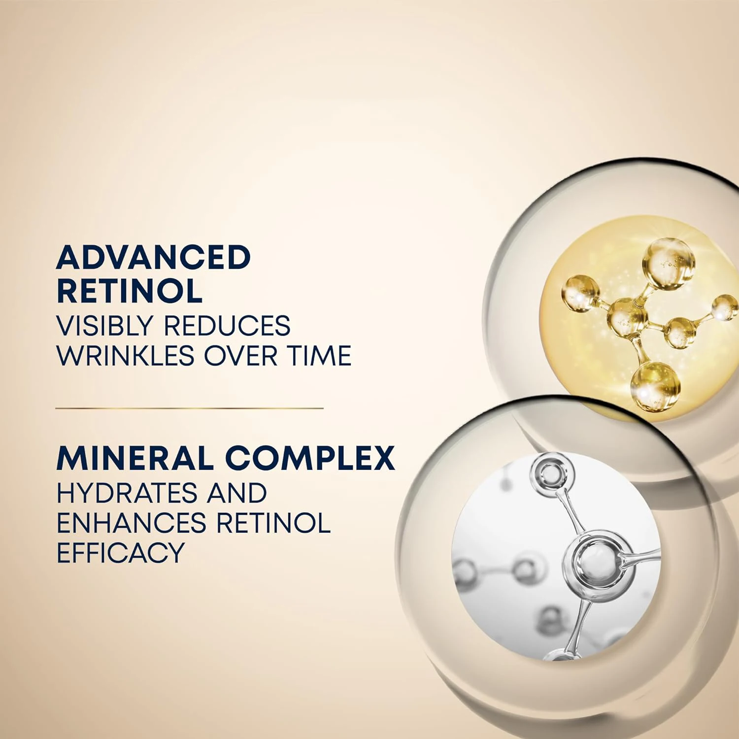 Korean Vitamin C Retinol Acid Plus Collagen Peptide Night Eye Face Serum Anti-aging Firming Moisturizing Faical Serum Retinol