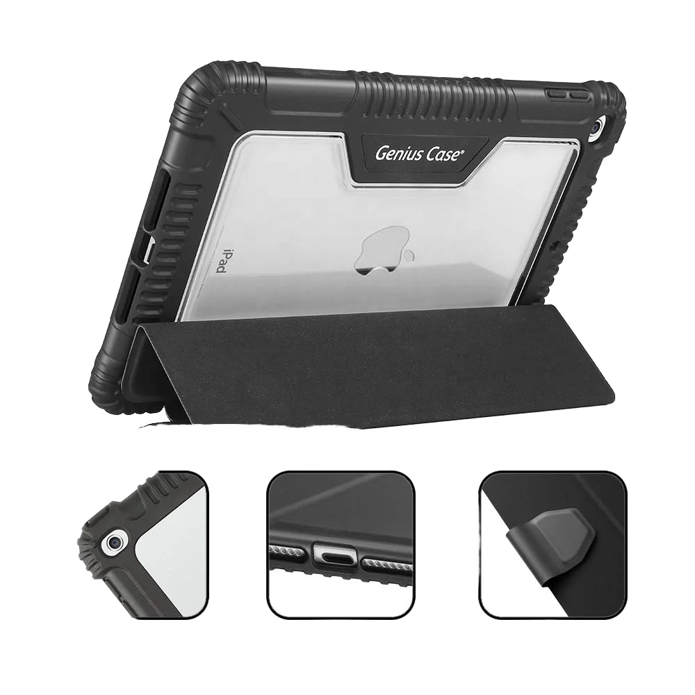 Wholesales Price TPU PC Material 7.9' Shockproof Case ipad mini 5 with Foldable Kickstand A2124 A2125 A2126