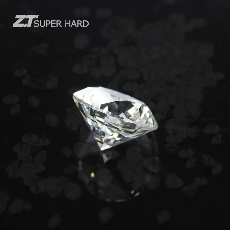 Lab grown diamond cut industrial moissanite hpht price per carat