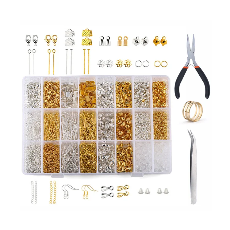 Wholesale Alloy Set Jewellery Making Supplies Kit for DIY Jewellery Making for Earrings, Necklace, Bracelet