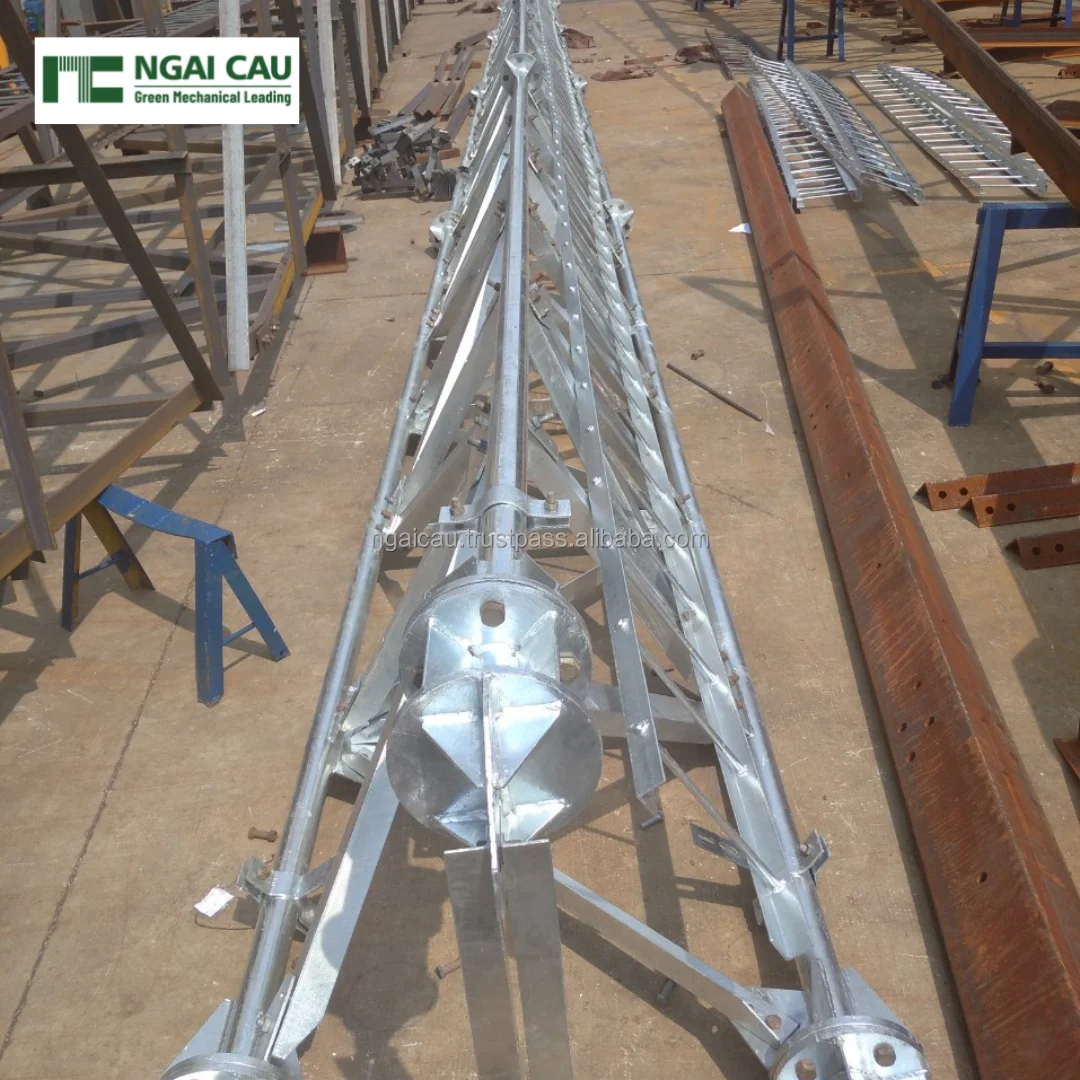 Telecom Tower/ Base Transceiver Station By Anti-Corrosion Steel With Triangle Structure For Purpose Of Mobile Transceivers