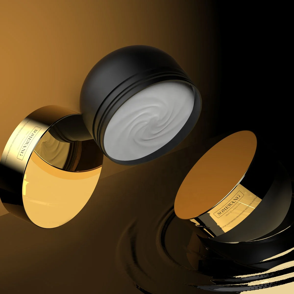 PP Jar Wholesale Luxury Empty 100ml 200ml 250ml 8oz Plastic Cosmetic Cream Jar With Screw Cap