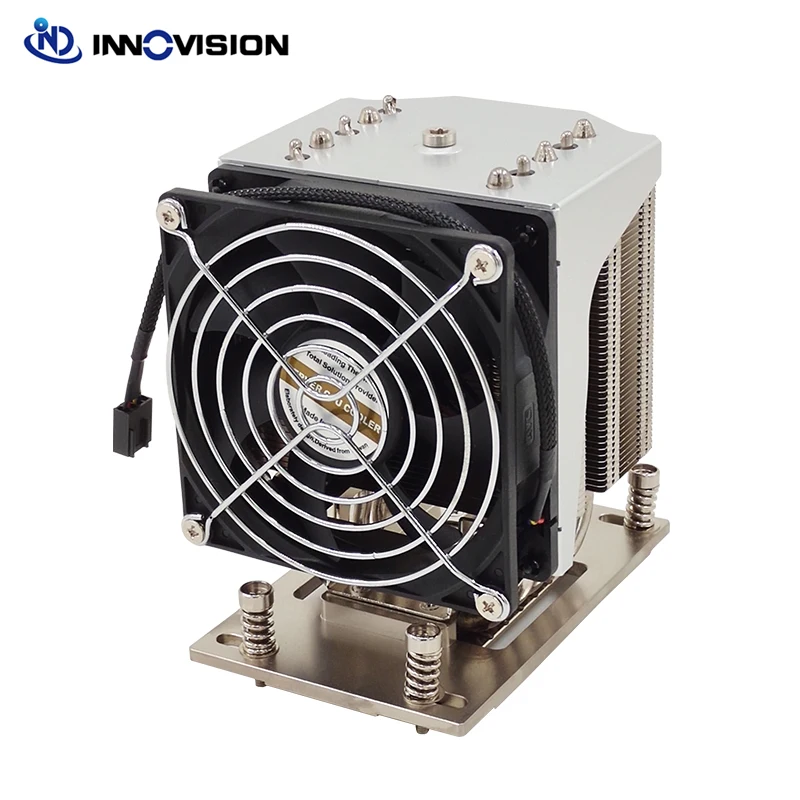 High performance 4U server or up heatsink with 5 Heatpipe Embedded for AMD Socket SP3/TR4/sTRX4/sWRX8 TDP280W CPU cooler