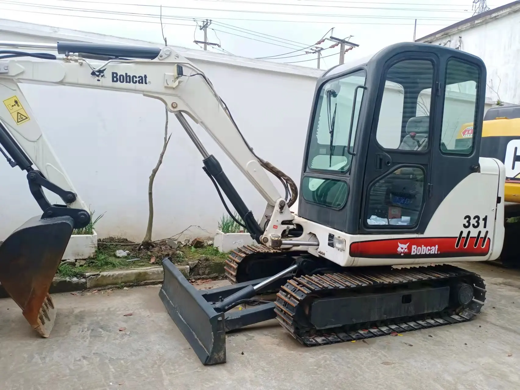 Второй ручной гидравлический гусеничный экскаватор Bobcat 331 Строительная Машина Б/у мини экскаваторы