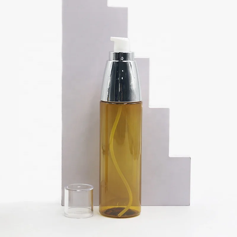 Available From Stock Spray PET Bottle 150ml 180ml 200ml Luxury Silver Gold Plastic Pump Bottle High Quality Mist Spray Bottle