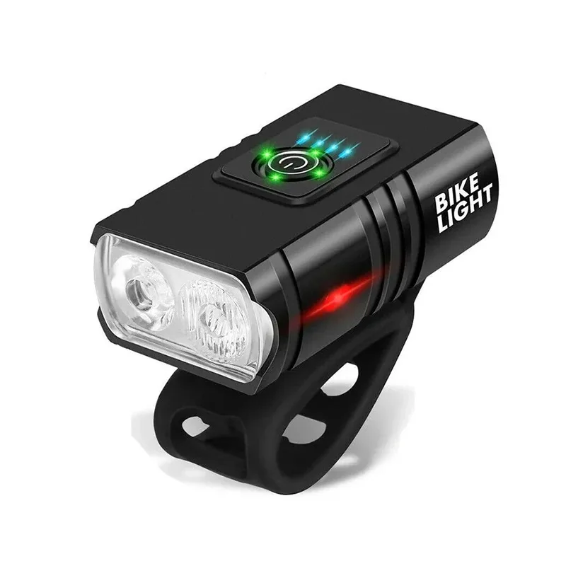 Bicycle Light T6 LED Front USB Rechargeable MTB Mountain Bicycle Lamp 1000LM Bike Headlight Flashlight Cycling Scooter tail