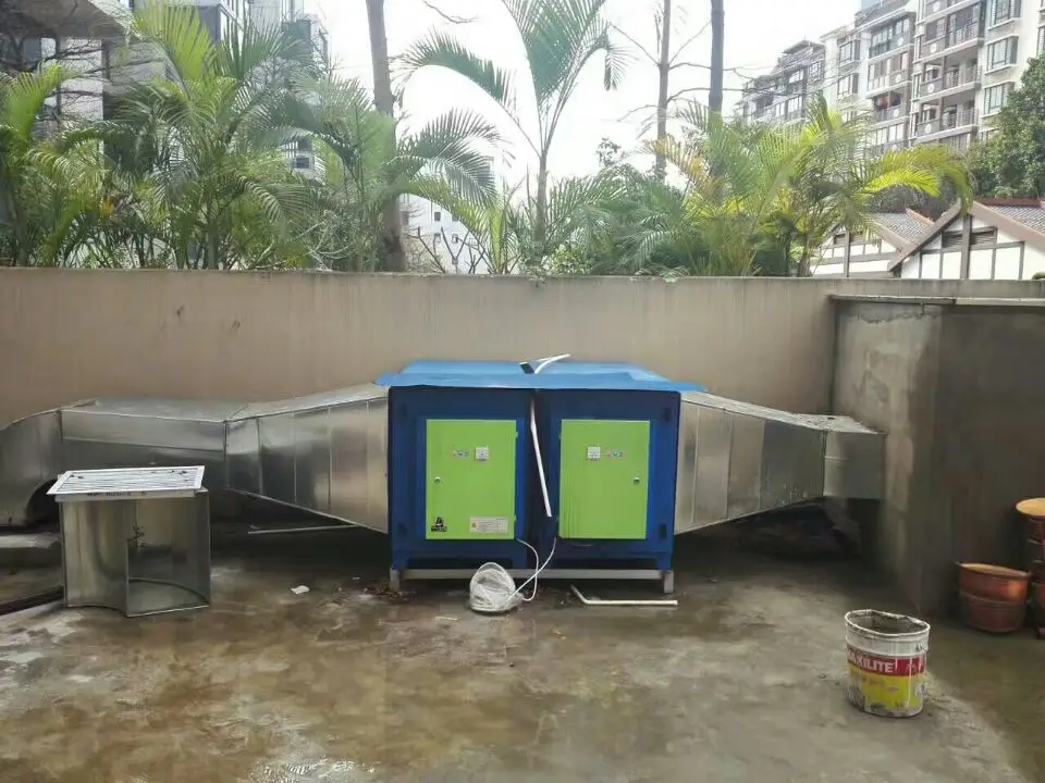 
Lvcheng industrial electrostatic precipitator price air cleaners lampblack machine smoke eater filter for chimney 