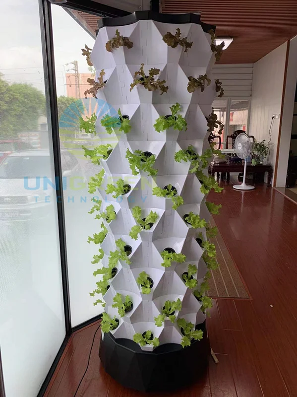 High Efficient Hydroponic Hydroponic Garden Grow Tower 8layers Greenhouse Full Growing System