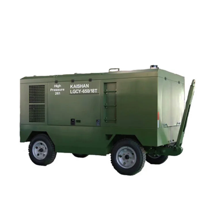 STARS high pressure portable 175 cfm air compressor for drilling machines