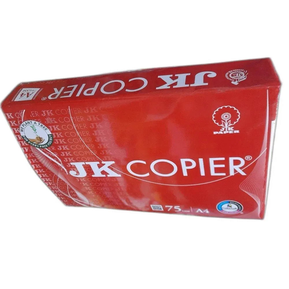 JK Copier A4 70gsm Copy Paper 500 Sheets/80 GSM A4 Copy Papers , Office Paper for Sale at Factory Price Europe Standard