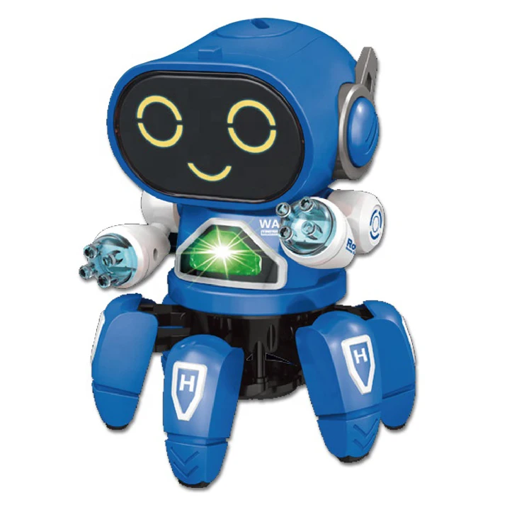 New Product Kids Interactive Toys Battery Operated Intelligent Robot Toys Electric Dance Robot Toy With Light And Music