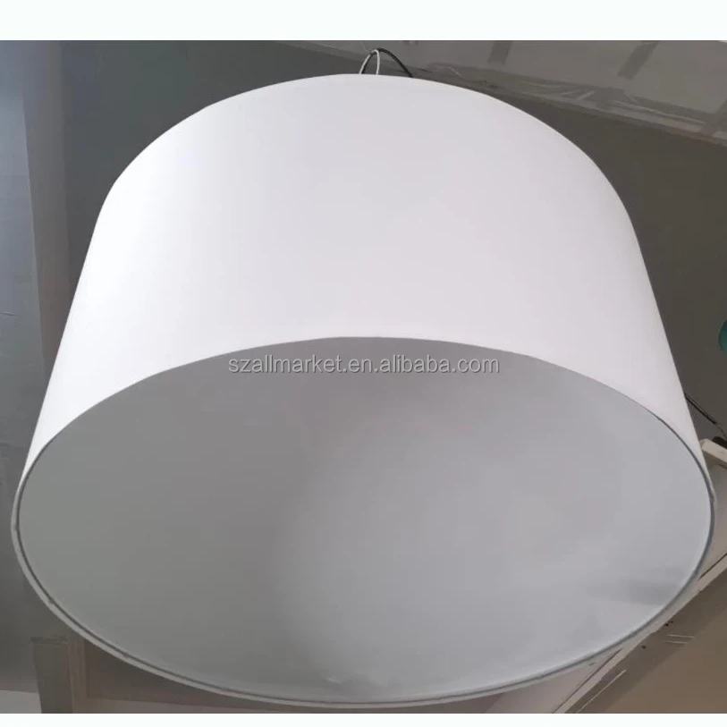 KD Packing Fabric Lampshade  Self-adhesive Lampshade With Acrylic Diffuser to