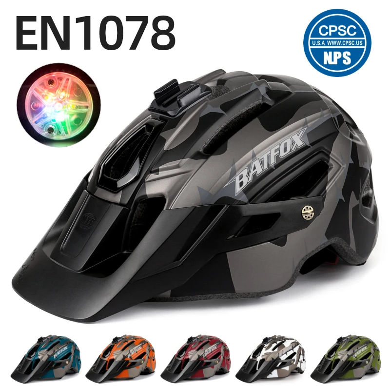 Mountain bike helmet with Action camera base universal buckle ex-factory price