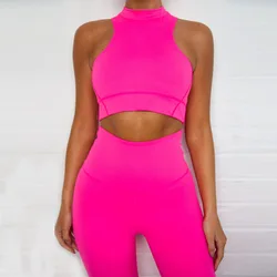 High Impact Seamless Ombre Sports Wear Women Sexy Bra Panty Clothes Yoga Sets Fitness