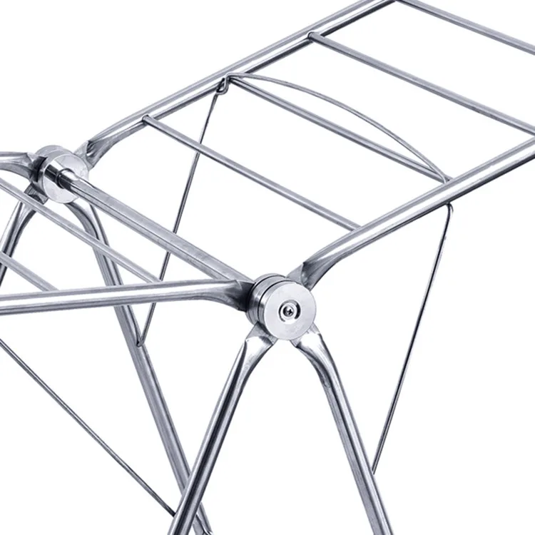 New Arrival Modern 11M Stainless Steel Metal Multifunctional Pole Butterfly Shape Clothes Drying Rack