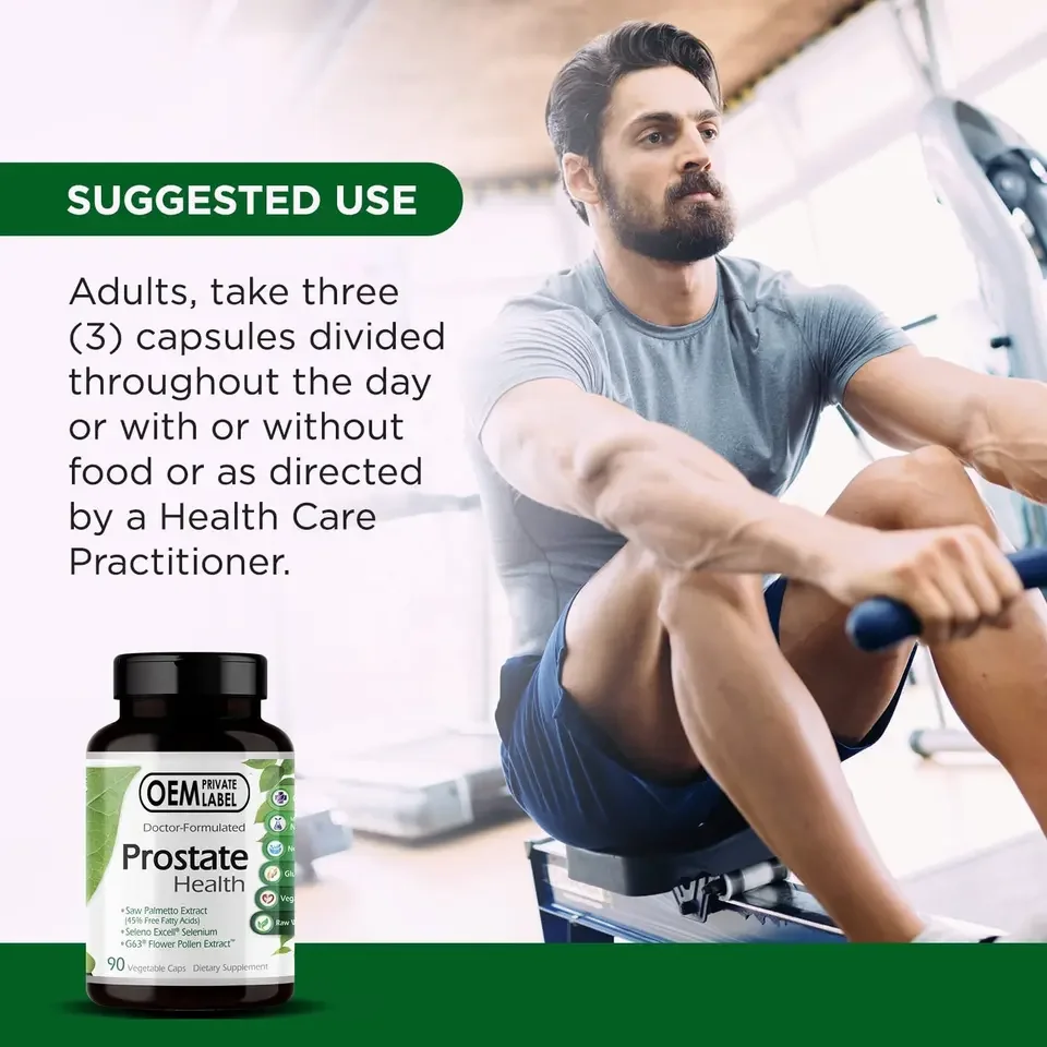 Saw Palmetto 2400 Mg Capsules For Support Health Prostate Function Herbal Supplement Prostate Capsules Saw Palmetto Pills