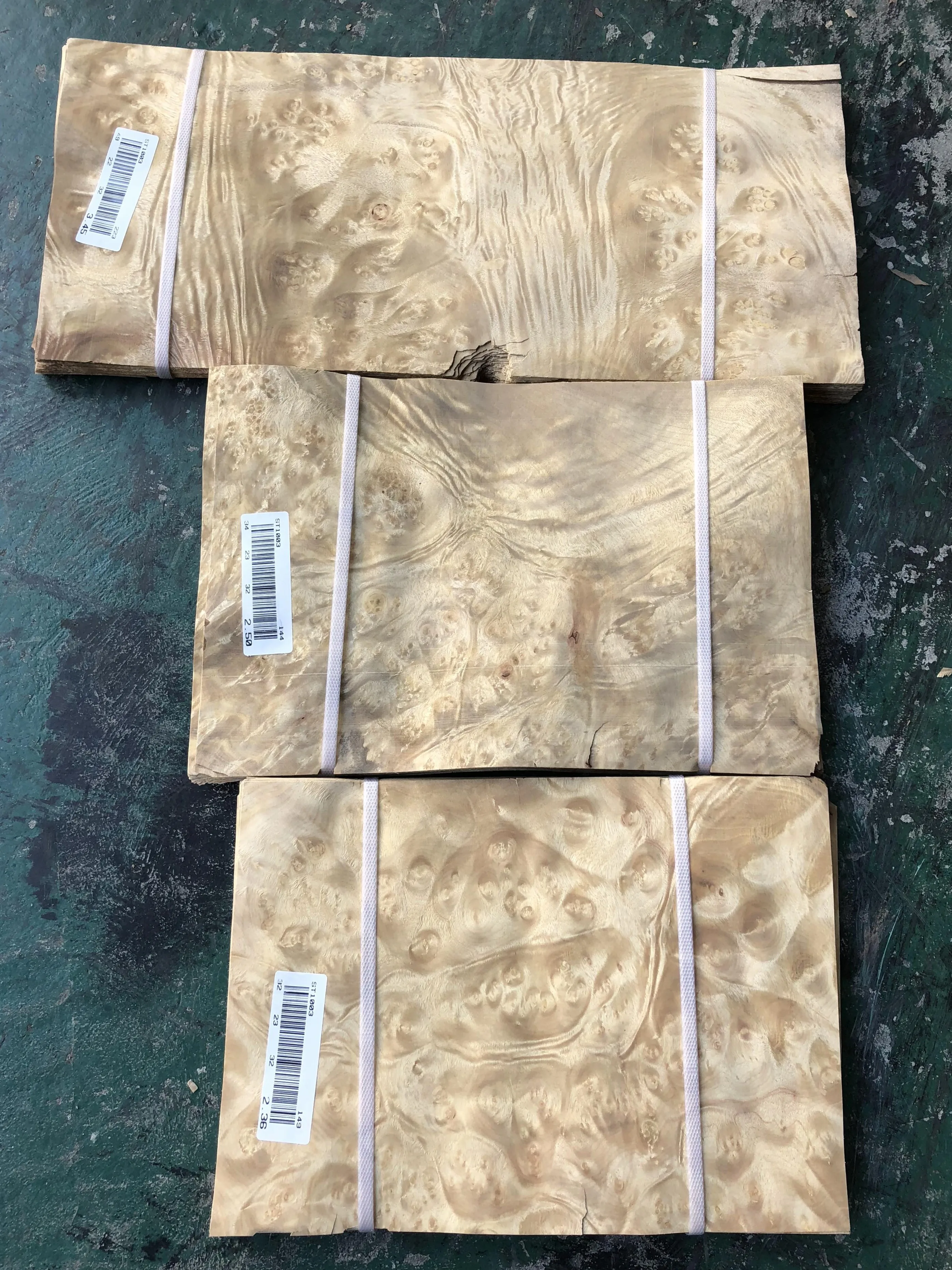 Factory Natural Golden Madrone Burl Wood Veneer Plywood Sheet Golden Madrone Burl Wood Veneers 0.45mm for Furniture