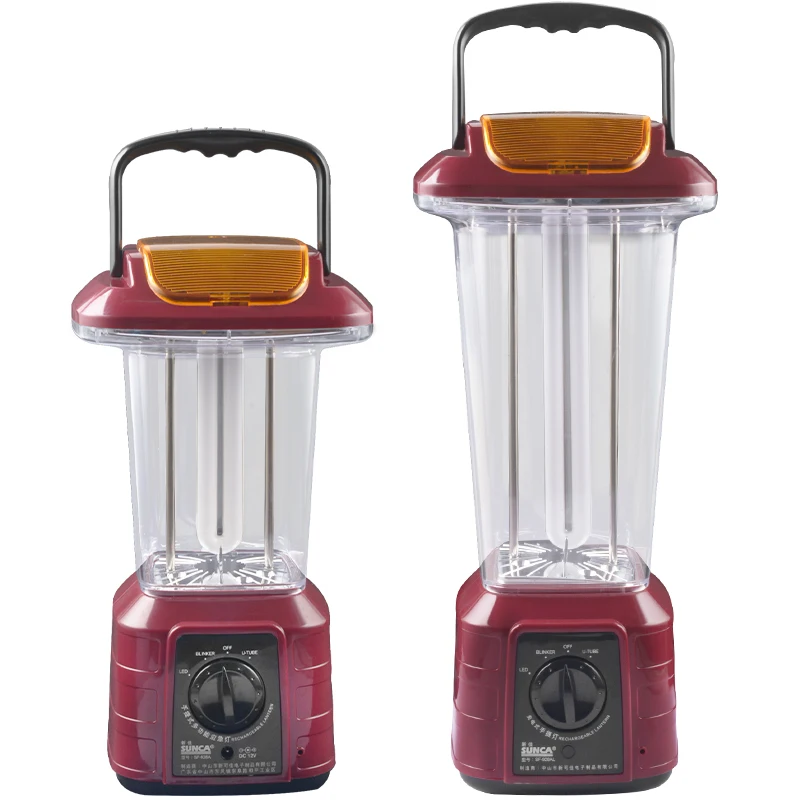 SUNCA  best-selling portable double - end LED rechargeable emergency lights