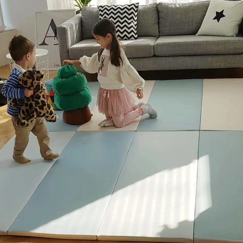 factory manufacturer wholesale baby mat large eco friendly non toxic designs XPE foam play mats folding baby play mat