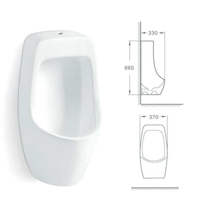 High Quality Cheap Urinal for Men Ceramic Wall Mounted Urinal for Bathroom