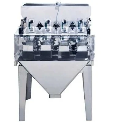 High Accuracy 4 Heads Automatic Scale Rice Snack Granule Powder Nuts Chips Beans Linear Weigher