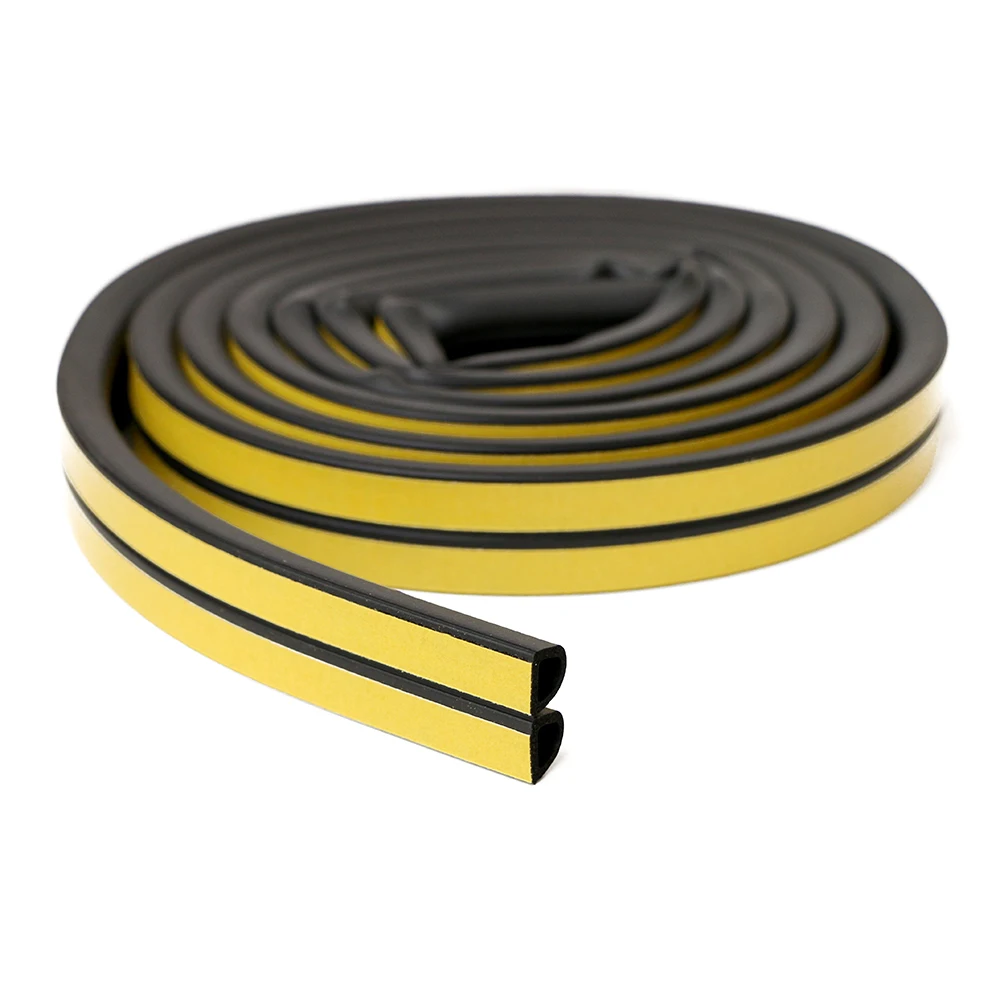 Adhesive EPDM Foam Rubber Sealing tape D 9x8mm for Doors and Windows