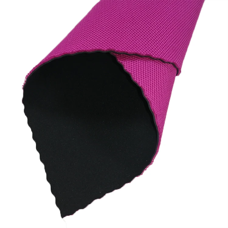 Custom Recycle Odorless Colorful Elastic 3mm Black Sublimation Mesh Neoprene Fabric Printing