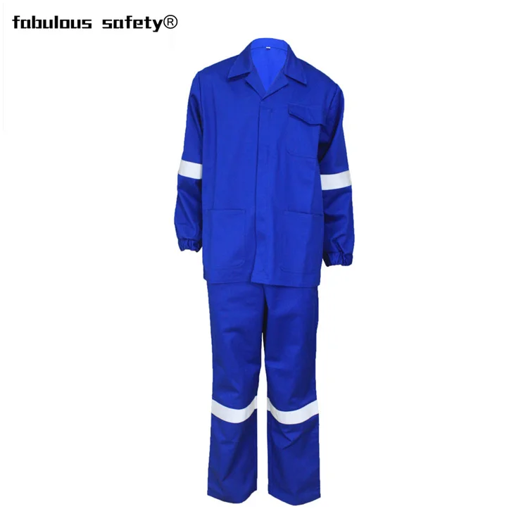 Wholesale Long Sleeve Safety Work Electrician Construction Fire Retardant Uniform