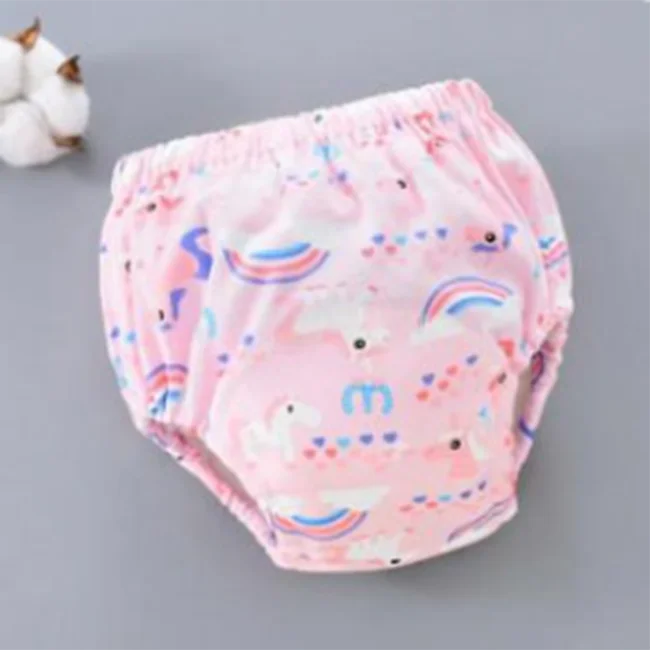 Детские летние водонепроницаемые тканевые подгузники тренировочные штаны на