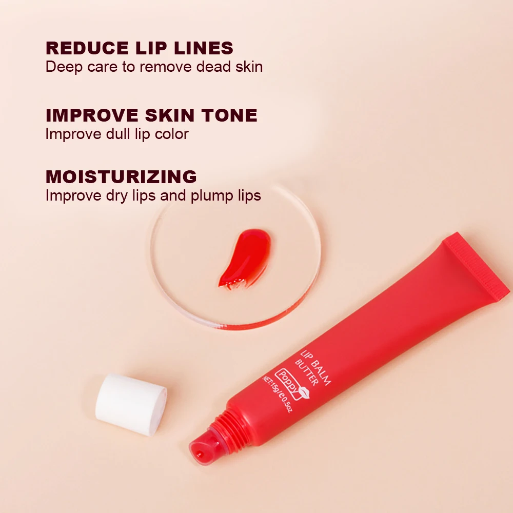 New Arrivals Lip Care Natural 15g Hot Moisturizing Shea Butter Lip Butter Balm Wholesale High Quality Vegan Lip Butter Balm