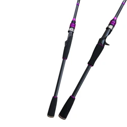 2021 hot 2.1m/2.28m high carbon Casting/Spinning fishing rod soft solid rod slightly lure rod Derived return