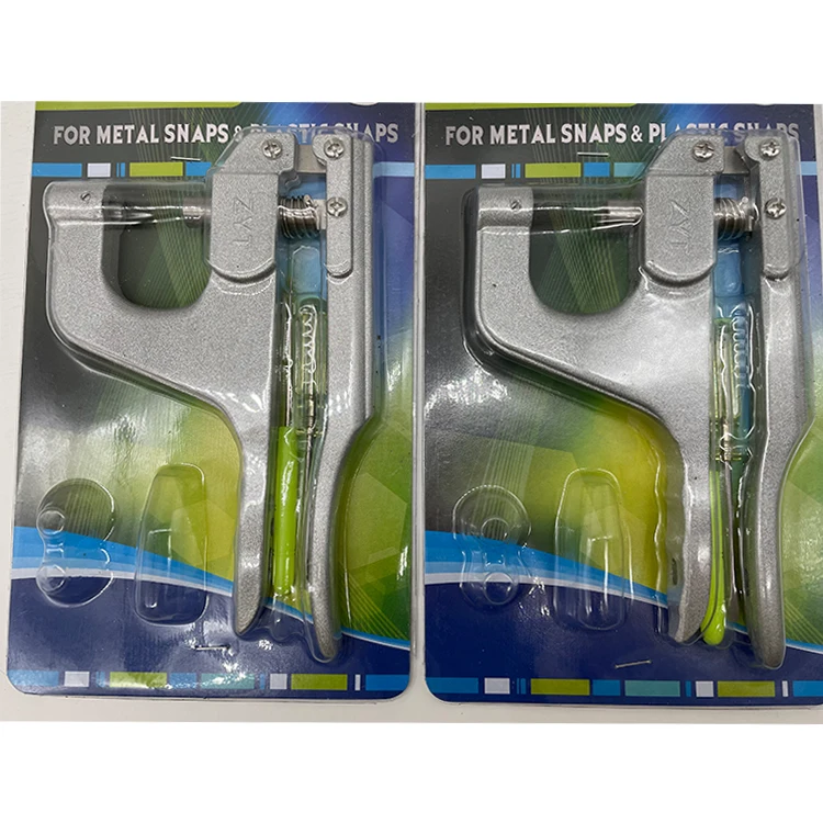 New Type Metal Plastic Buckle Hand Pressure Snap Button Plier Set Button And Pliers Snap Button Plier