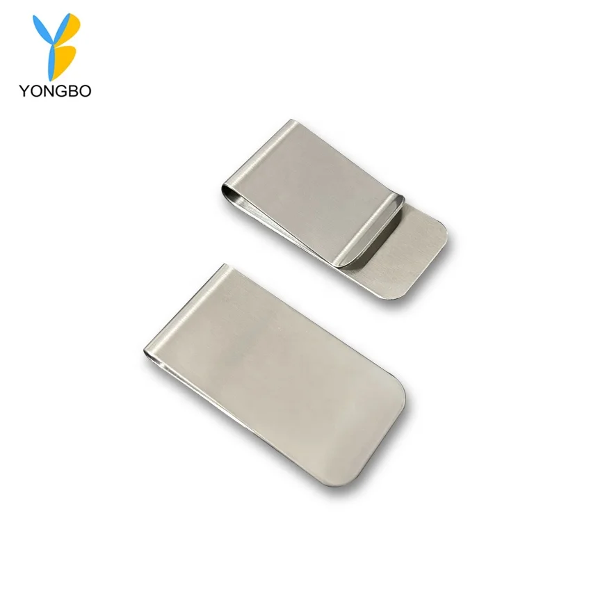 Зажим для денег металлический зажим для денег Тонкий держатель для кредитных карт из нержавеющей стали для мужчин и женщин прочный портативный