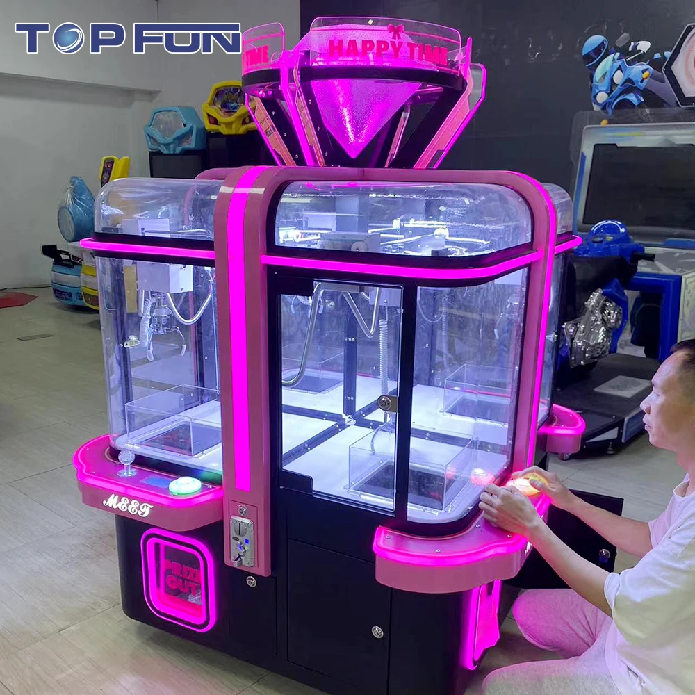 Прямая Продажа с фабрики детский игрушечный коготь красочный кран игровой автомат для торгового центра