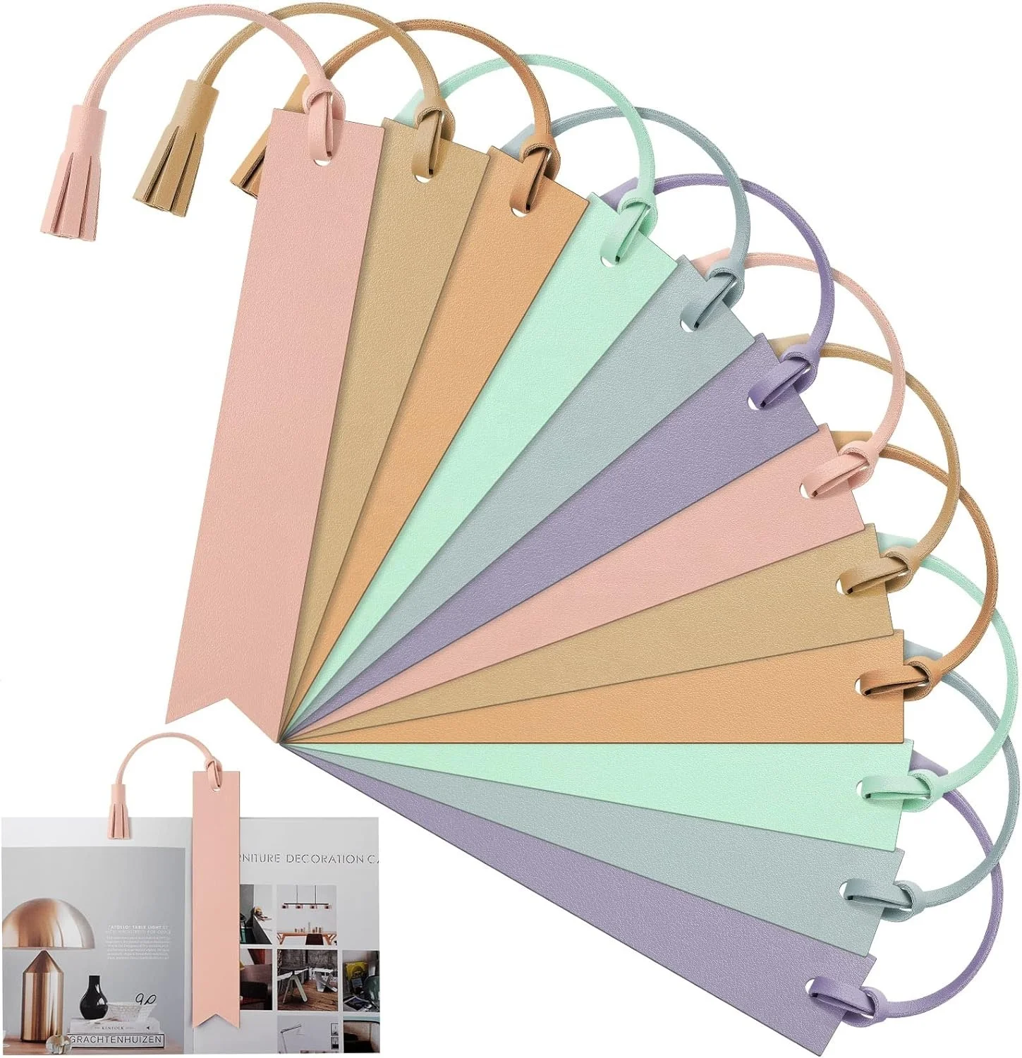 Bookmarks Quality Wholesale Smooth Handmade Leather Sublimation Beautiful Bookmarks for Gift