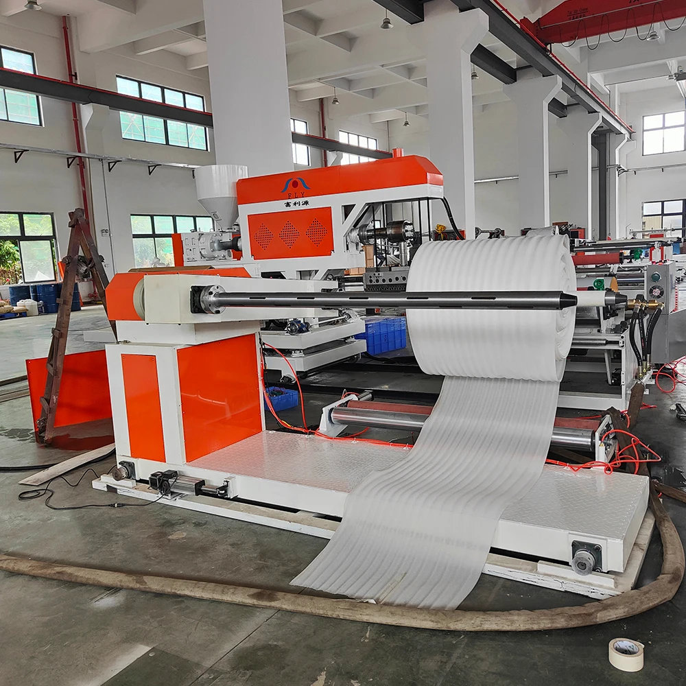 High Efficiency Plant Equipment Making various shape mat laminated with fiber 3D PP PE PA erosion control geomat machine