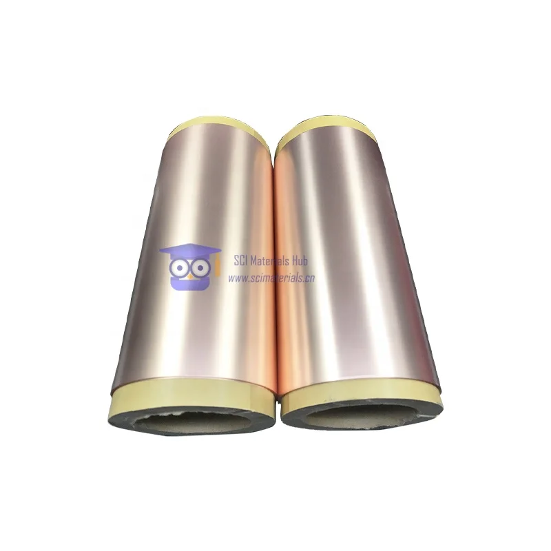 Single-Sided Frosted Thickness 0.009-0.011 mm Width 200mm Copper (Cu) Foil