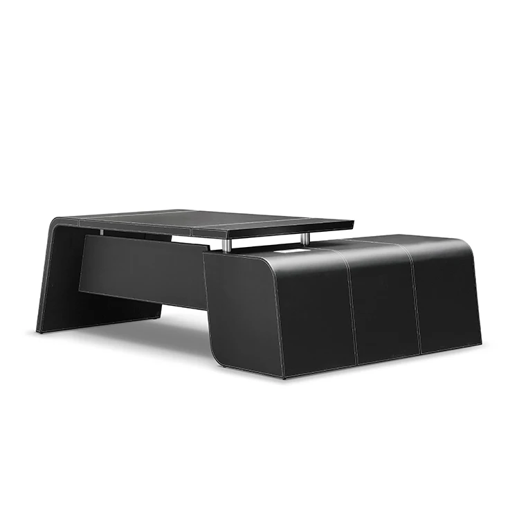 Commercial grade luxurious china computer workstation staff l shaped office desk