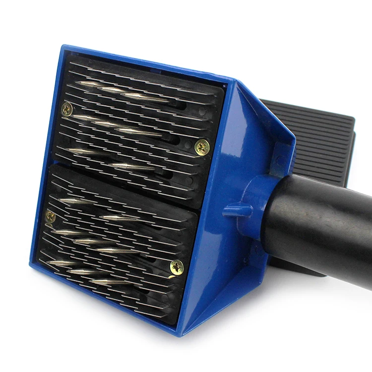 Blue Deluxe Adjustable carpet knee kicker Aluminium Powder Coated carpet stretcher knee kicker From PDM