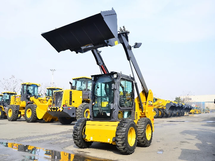 Колесный погрузчик с бортовым поворотом 0.9ton завод мини-погрузчик 0 9 тонн XC750K