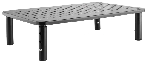 Wholesale glass meta computer riser deskl monitor stand riser with USB hub 2.0 3.0