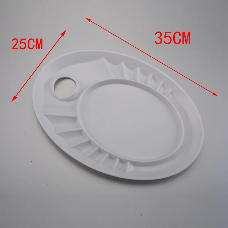 Hot selling Art paint palette tray plastic paint pallets for kids students custom palette