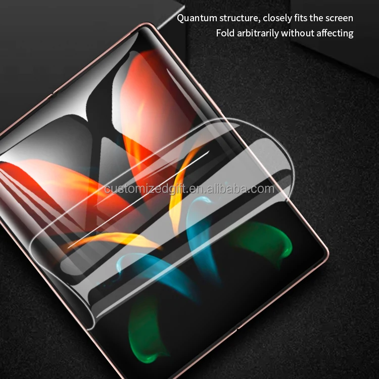 0.14mm Hydrogel Film for Royole FlexPai Invisible Screen Protector Fold Curved Protective Gel Film Scratch Resistant 6D TPU Film