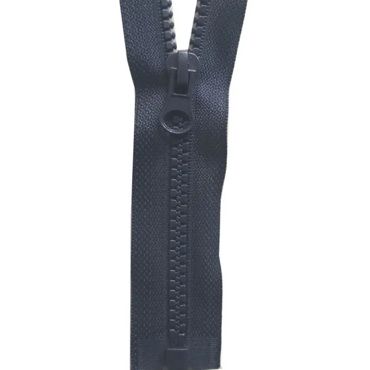 Manufacturer Wholesale 5# resin Zipper Long Chain High Quality Auto Lock Open-end Sustainable zipper For Garment