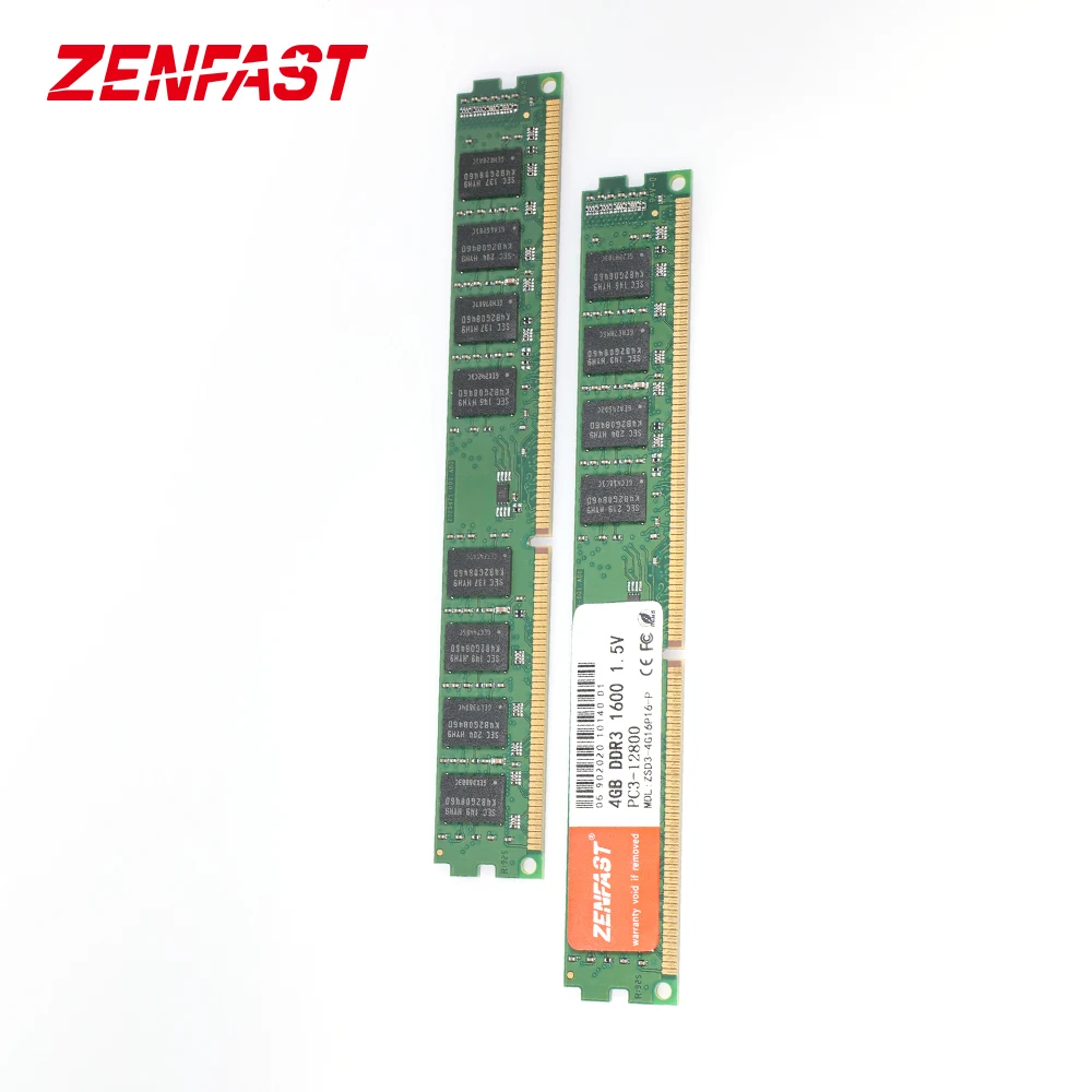 Zenfast оптовая продажа Oem оперативная память Ddr3 ПАМЯТЬ 1333 1600 МГц ОЗУ 4 ГБ Ddr3 для настольного компьютера